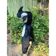 Orca whale costume