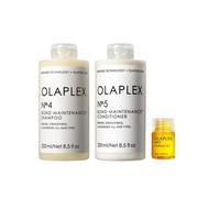 Olaplex Wash and Shine Hair Kit: No. 4, 5, 7, Shampoo & Conditioner Set to Cleanse, Hydrate, & Contr