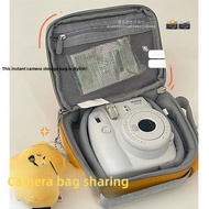 Portable Camera Bag CCd Storage Pouch Instant Camera Data Cable Protective Case Battery Pack Earphon