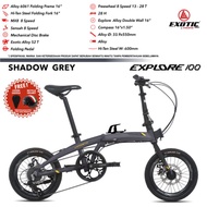 Folding Bike Uk 16 Exotic Explore 100 black n yellow only