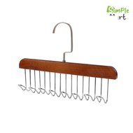 Coat hanger Durable Solid Wood 8 Hooks Simple Mart