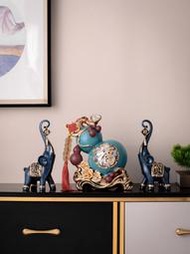 Demeter 家居客廳酒柜裝飾品輕奢高檔大象擺件藝術品代