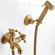 Biggers Bronze Color Brass Bathroom Toilet Bidet Sprayer Set With Faucet Wash Machine Faucet DLSN CZ