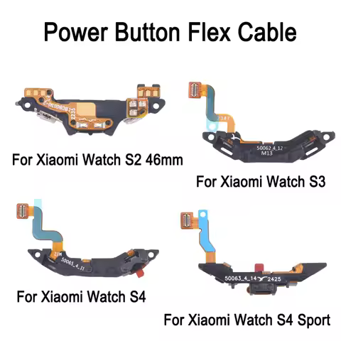 Repair Watch Power Button Flex Cable For Xiaomi Watch S2 46mm / Watch S3 / Watch S4 / Watch S4 Sport