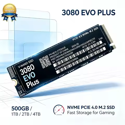 3080 EVO PLUS M.2 NVMe SSD 7300MB/s PCIe 4.0 Unleash the Speed with High Speed Internal Drive for Ga