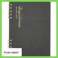 Nakabayashi Logical Prime Note W-Ring Note A6 squared ruling, 6mm 65816