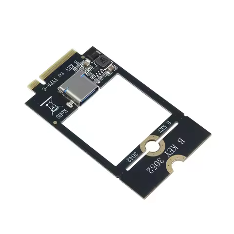 NGFF M2 B KEY to TYPE - C 3.0 USB3.0 Adapter Board M.2 B - Key WWAN 4G Network Card Slot Ultra-thin 