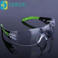 GLENES Glasses Outdoor Work Protective Dustproof Factory Clear Transparent Eyewear