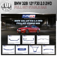 TYPE ONE 100% ORIGINAL BMW 328i 12Y F30 2.0 2.WD FULL SET STABLE BAR COLOUR BLUE CAR BODYKIT