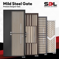 Mild Steel Premium Designer Gate, Metal Gate For BTO, Resale, Extended Area