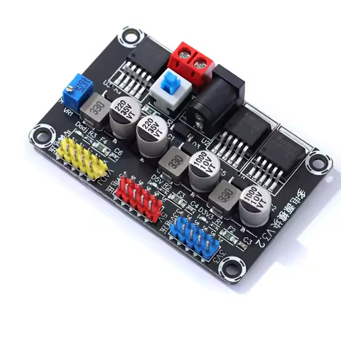 LM2596 adjustable step-down module DC7-25V to DC3.3V/5V regulated power supply module intelligent ve