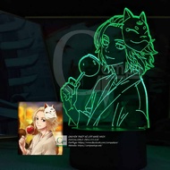[3D Anime LED NIGHT LIGHT] Tokyo Revengers Manjiro Sano Mikey Type 20 Night Light ATKR0120 16 CUSTOM
