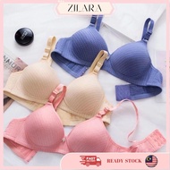 Cotton Bra Women Size36~46 - Baju Dalam Wanita Soft Non Wired Bra Wireless B07
