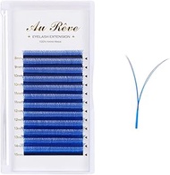 Y Lashes Extensions Colored YY Lashes Premade Fans Blue Eyelash Extensions D Curl 0.07mm 8-15mm Mixe