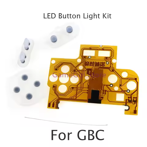 1set For Gameboy Color GBC Button Light Assembly LED Button Light Color Mod Kits