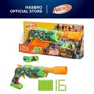 Nerf Zombie Driller Dart Blaster, 16 Nerf Elite Darts, Rotating 5 Dart Cylinder, Removable Scope, Outdoor Games, Ages 8+