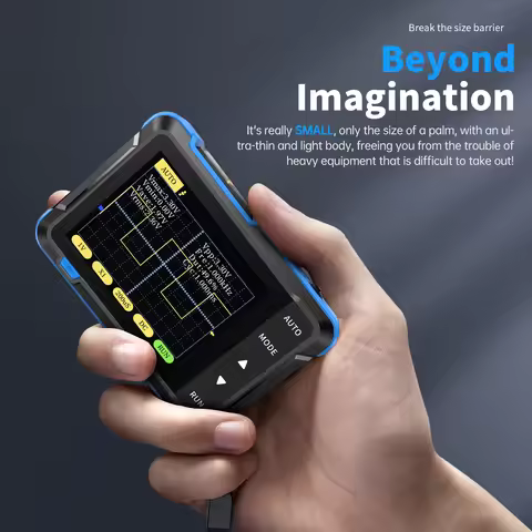 FNIRSI DSO152 Mini Handheld Digital Oscilloscope 2.5MSa/s 200KHz Analog Bandwidth 800VPP Support Fir
