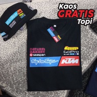DS DTF TRO T-Shirt Free Hat/ 81/ Troyleedesign T-Shirt/ KTM Koas/ 100% Racing T-Shirt/ Gopro T-Shirt