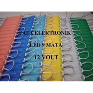 MATA 9-eye Led Lamp 12-Volt Led 12-Volt 9-eye Brightness 2.4 Watt Led Under