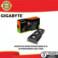 GIGABYTE VGA GEFORCE RTX4060 GAMING OC 8G (GV-N4060GAMINGOC-8GD)(3 FANS)