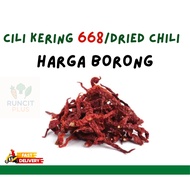 [Ready Stock, Harga Borong]  Cili Kering 668 | Import Dari India | Wangi | Berkualiti Tinggi