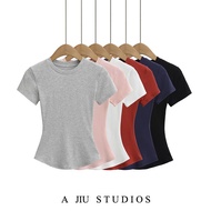 Slim-Fit Skims Kadaishan Short Sleeve T-Shirt for Women