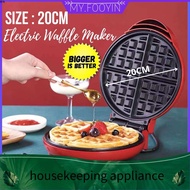 pembersih vakum ✿Local MYFOOYIN 20CM Waffle Maker Machine Electric Non-Stick Waffle Maker Mold Panc