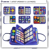 [FzSmartBook] Busy Book Montessori Toys Multifunctional Busy Mainan Baby Sensory Toys for babies Sof