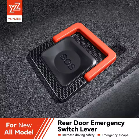 YZ For Tesla Model 3 Y Juniper Highland 2021-2025 Rear Door Emergencies Safety Pull Rope Emergency H