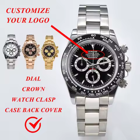 7750 watch customizable watch multifunctional Mechanical timing watch Suitable for ETA 7750 movement