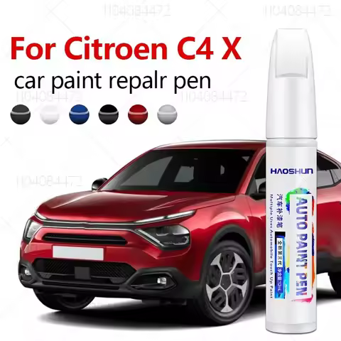 For Citroen C4 X 2022-2025 CMP Paint Repair Pen Touch Up Scratch Remover DIY Auto Accessories Black 