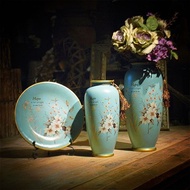 Ceramic vases set of three American rural decoration living room porch continental IKEA TV cabinet a