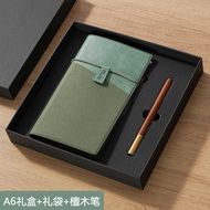 A6 Portable TN Travel Notebook Thickened Soft Leather Cover Drawing Blank Book Memo Tearable Inner C