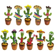 KY-D dancingcactus'Dancing Cactus Singing Talking Dancing Sand Carving Niuniu Cactus Plush Toy I05R