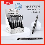 M&G Roller Gel Pen I-Tech II 0.5mm Needle Tip Black ARP50873 (1PC)