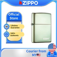 Zippo  High Polish Green Zippo Logo Lighter｜Zippo 28129ZL