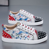 New Men's Shoes Fashion Casual Shoes Unique Rivet Shoes Spirit Guy Men's Sneakers Youth Shoes