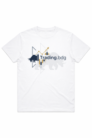 Kaos Trading Bull Bear Putih – Baju Trading.bdg Katun Premium Pria Wanita