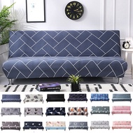 Armless Sofa Cover Universal Elastic Stretch Foldable Geometric Vintage Sofa Cover Living Room Furniture Protector