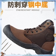 Safety Jogger Safety Shoes DAKAR Brown Middle Cut Men Shoes Work Black Shoes S3 Kasut Keselamatan SI