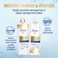 Dove Hyaluron Serum Restoring Shampoo/Conditioner 450ml