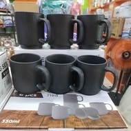 Set Mug Seramik 330ml (6 Biji) / Set Mug / Mug Minuman / Kole / Mug Seramik / Mug Hiasan Mug Minimal