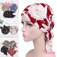 AHTY Turban Hat Ruffle Beanie Scarf Cancer Chemo Hat