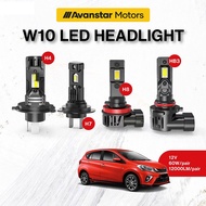 [PERODUA] Myvi 2PCS 1:1 Car LED Headlight Foglight Bulb Hi/Lo Beam H4 H8/H11 HB3/9005 Lampu Depan Ke