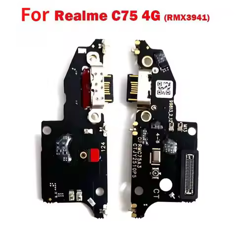 For OPPO Realme C75 4G (RMX3941) USB Charging Port Dock Connector Charger Board Microphone Module Fl