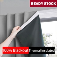 100% Blackout Velcro Curtain Install in One Minute Blackout Curtain No Punch Blackout Fabric Curtain