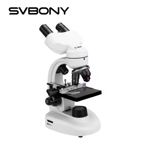 SVBONY SV605 Biological Microscope 40X-1600X Binocular Optical Electron Binocular Microscope for Bac