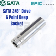 SATA 3/8" Drive 6 Point Deep Socket 8-22 mm
