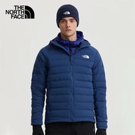 可議價 The North Face 北面 男款 藍色 羽絨外套 防潑水 可收納 北臉 連帽外套 連帽羽絨外套 戶外 登山 休閒 保暖