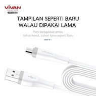 Vivan Kabel Data Micro USB Type-C Lightning 2A 2m 200cm Original Cable